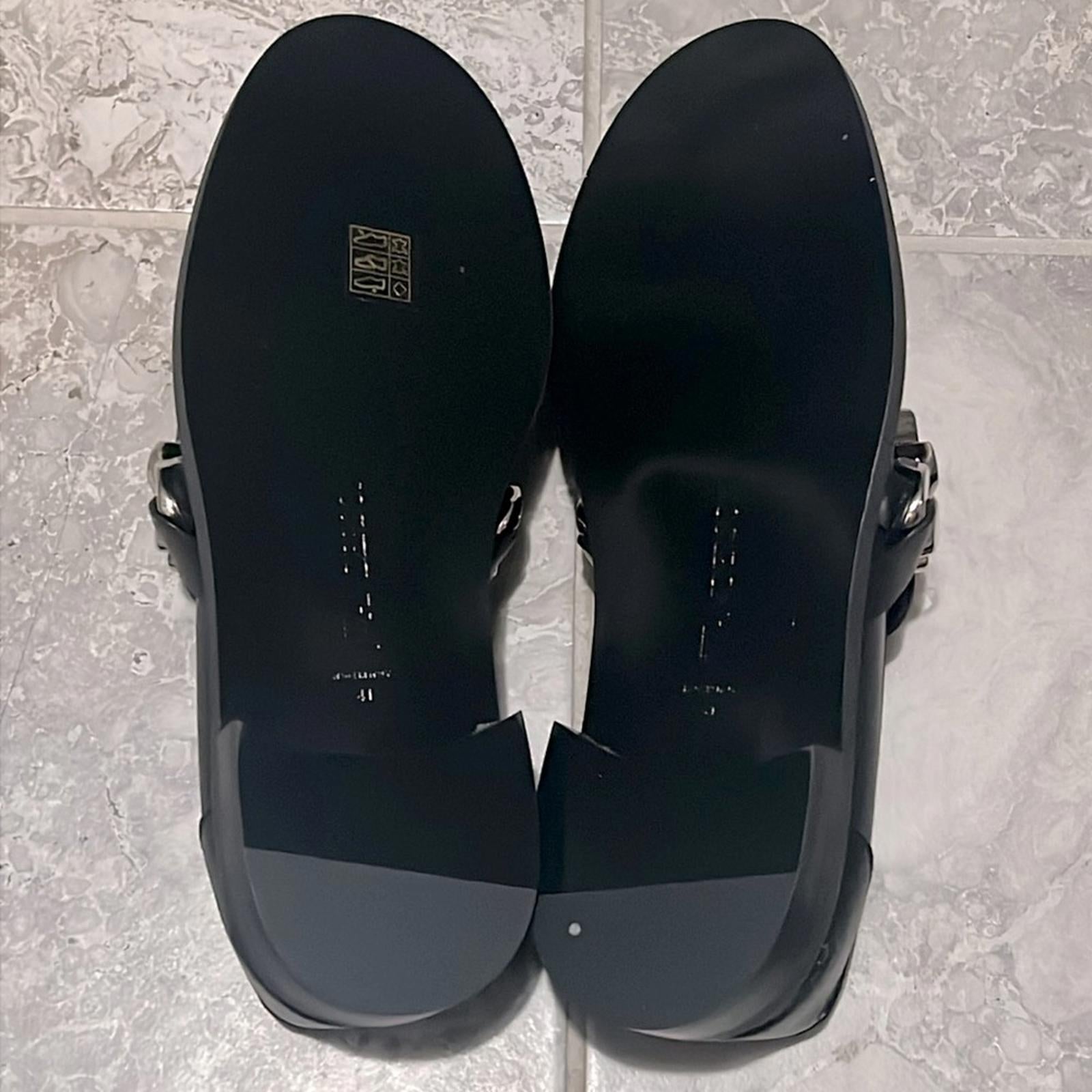 JW Anderson Logo-Engraved Leather Loafers in Black, Size 41 NEW in Box + DustBag