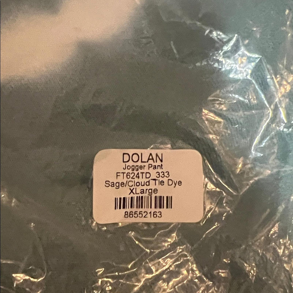 DOLAN Anthropologie Sage/Cloud Tie-Dye Jogger Pants, Size XL, NEW