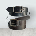 Skechers Belt Men's 38mm Reversible Oil Tanned Leather Buckle Belt Brown/Black