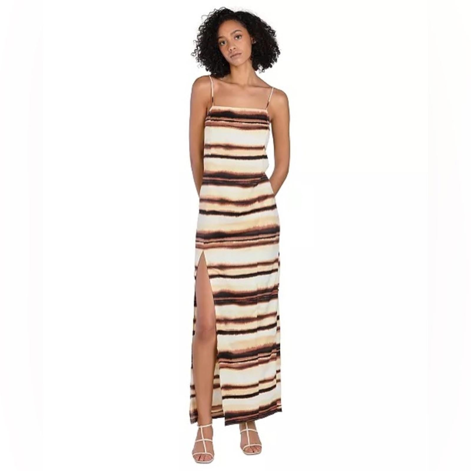 New BAR III x Nicole Williams English Printed Apron Dress, Size XXS New w/Tag