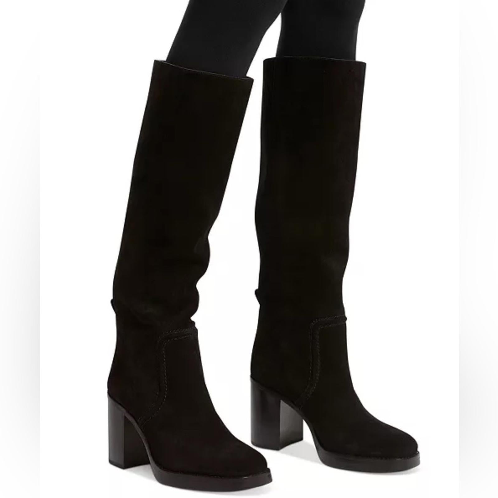Michael Michael Kors Hayden Block-Heel Boots in Black, NWT, Size 11