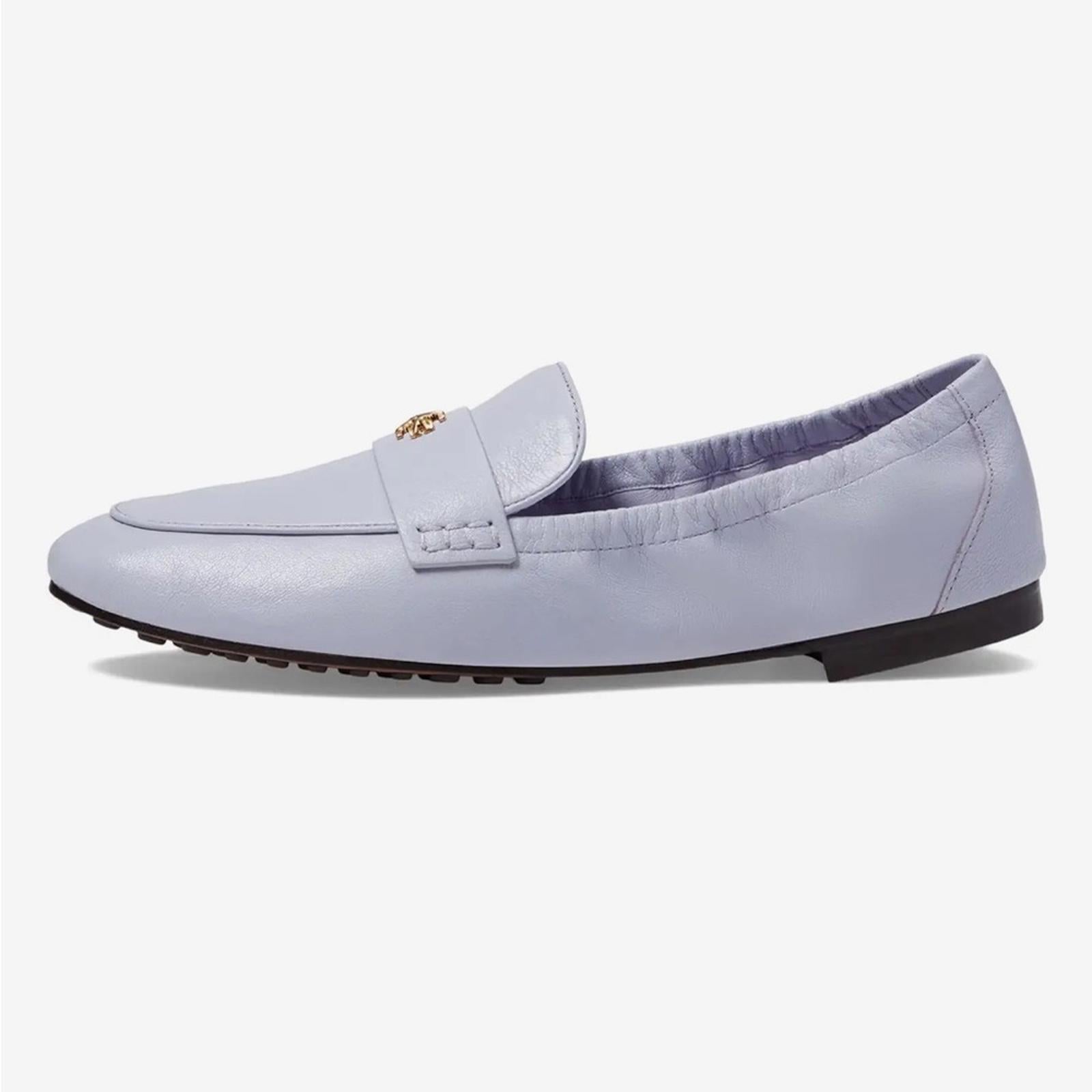Tory Burch Ballet Leather Loafer in Lavender, NEW, Size 8