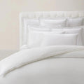 Ralph Lauren Malin Scallop Organic Cotton King Sham in Studio White, NWT $225