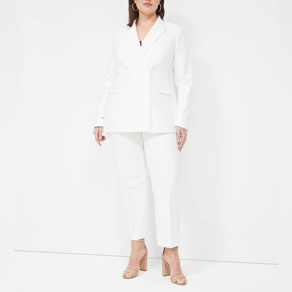 Lane Bryant White Double-Breasted Blazer, NEW, Size 16