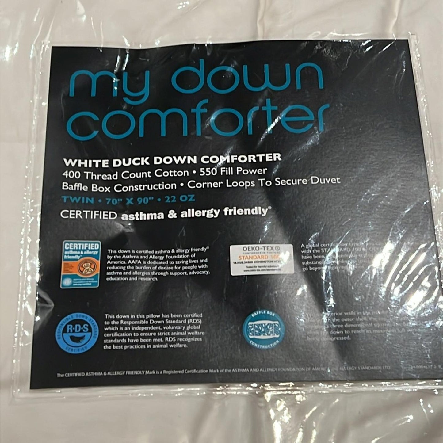 Bloomingdale's My Down Asthma & Allergy Friendly® Comforter 400 Thread Count