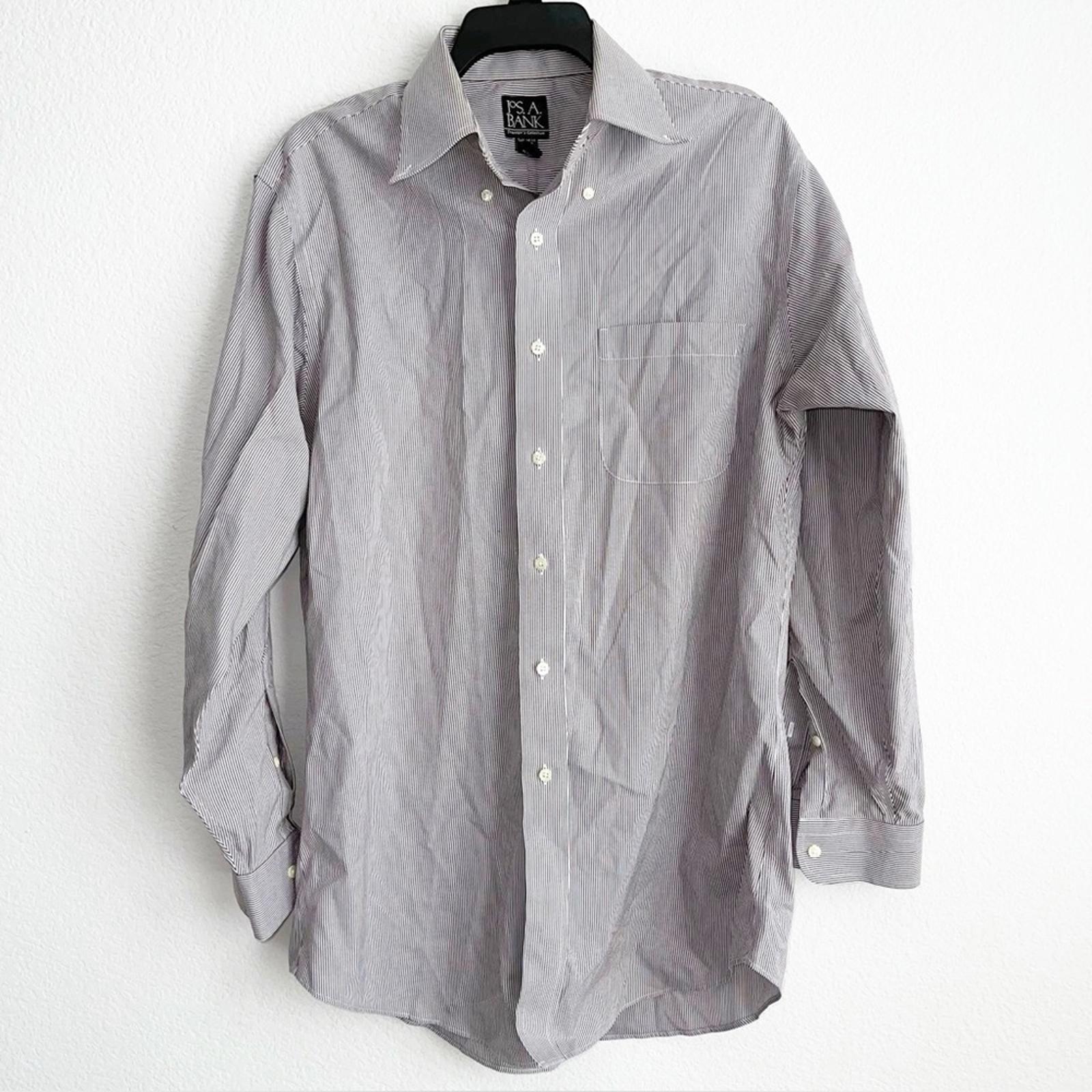 JoS A Bank Tailored Fit Button Down Shirt Size 16 (33) EXCELLENT!