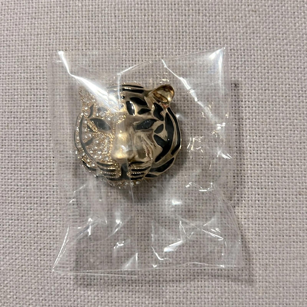 NEW Tiger Gold-Tone Brooch