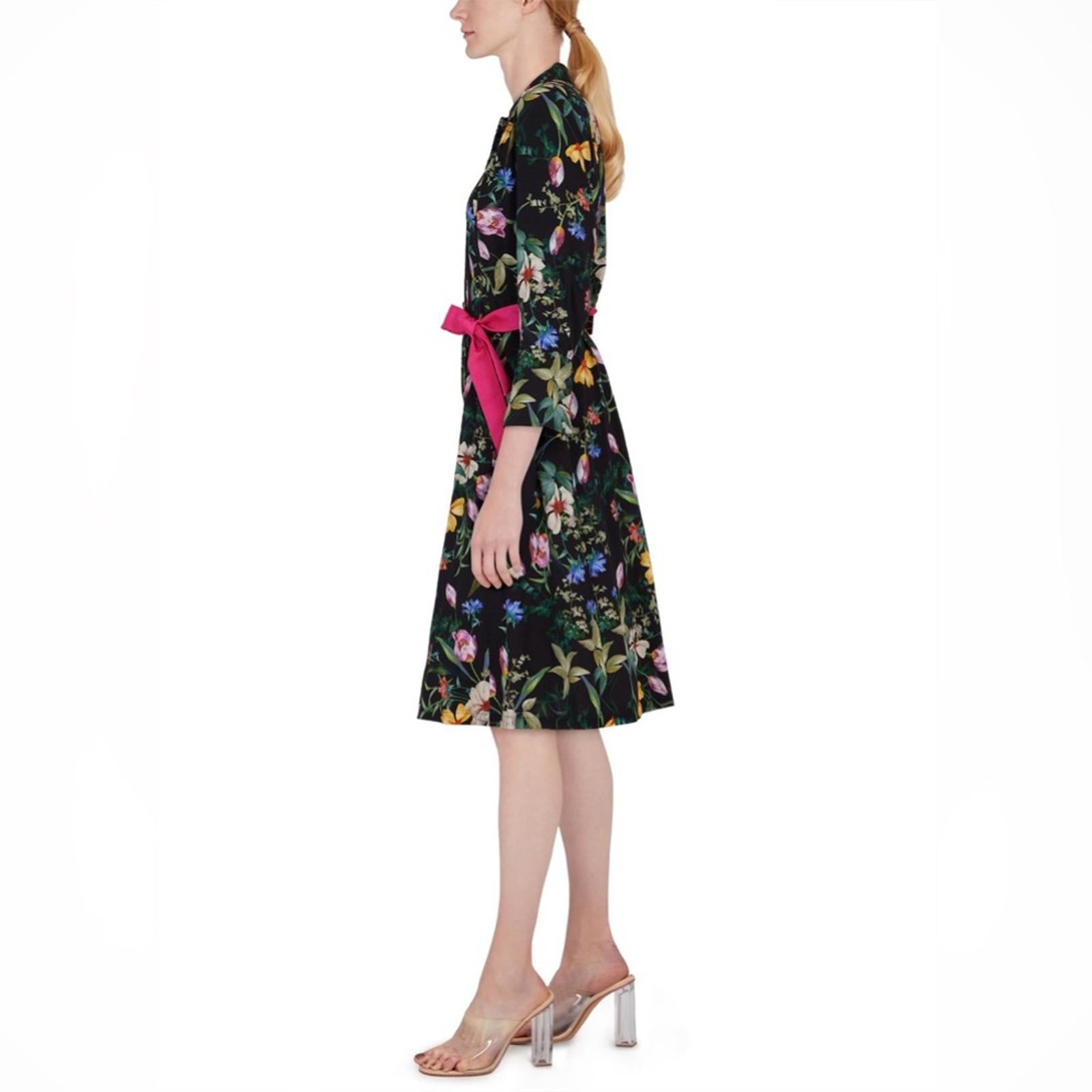 Per Se by Carlisle Botanical Midi Dress Size 10 New w/Tag Retail $598 (Sold Out)