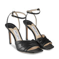 Jimmy Choo Basil Ankle Strap High Heel Black Sandals, Size 35 NEW in Box+DustBag