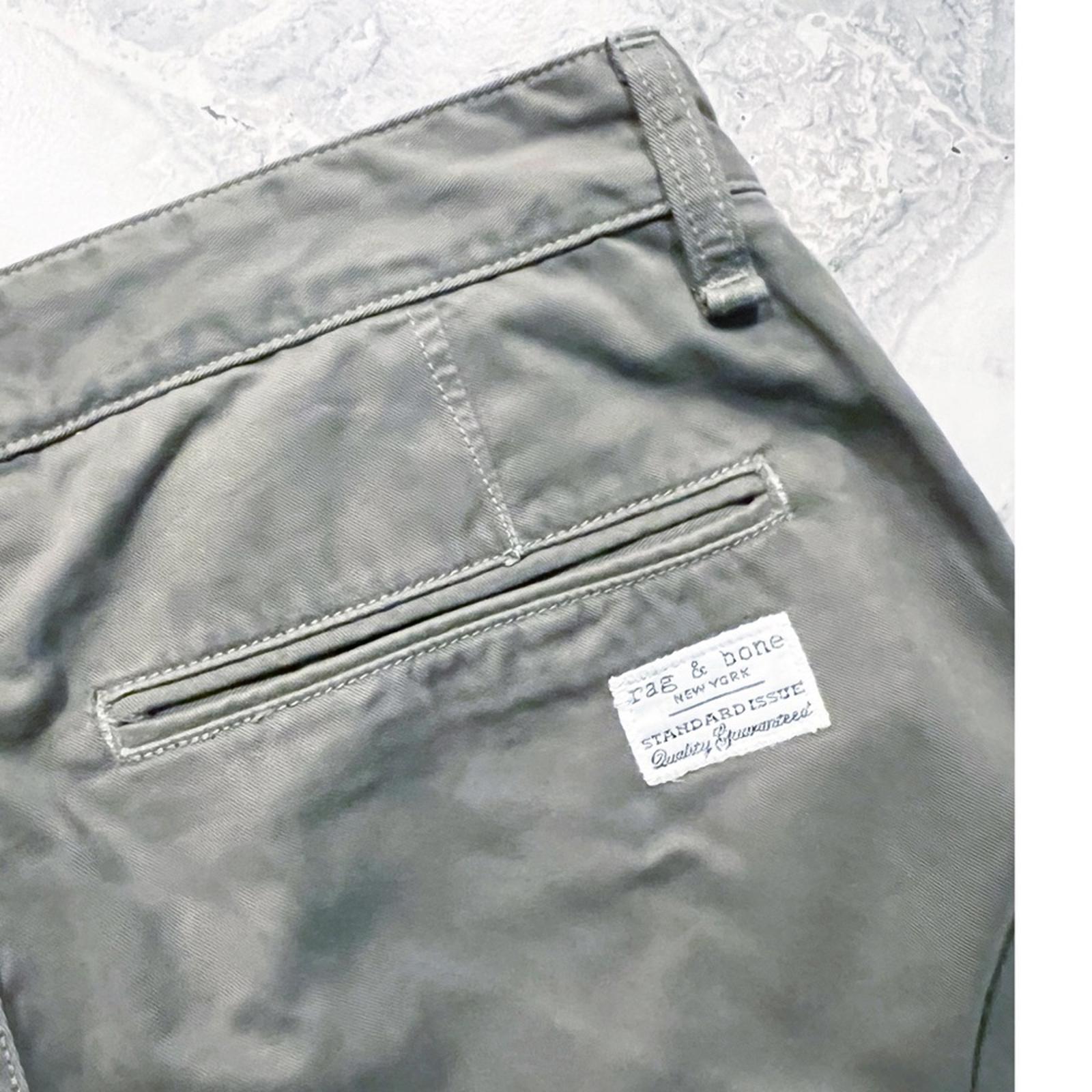 Rag & Bone Standard Issue Chino Twill Pants, Army Size 31 Retail $225