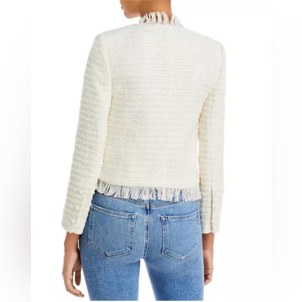 L'Agence Angelina Fringe Trim Blazer, NWT, Size 4