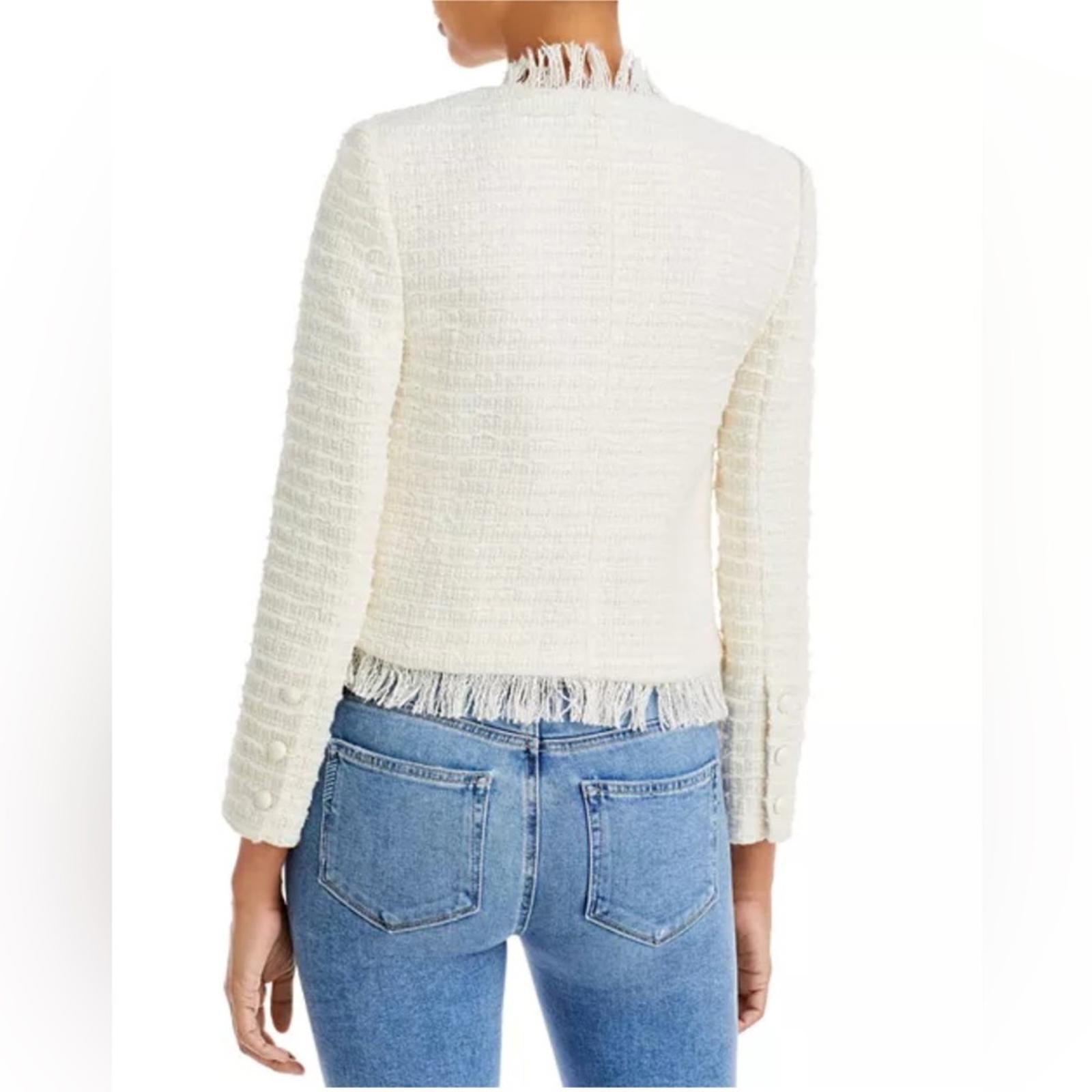 L'Agence Angelina Fringe Trim Blazer, NWT, Size 4