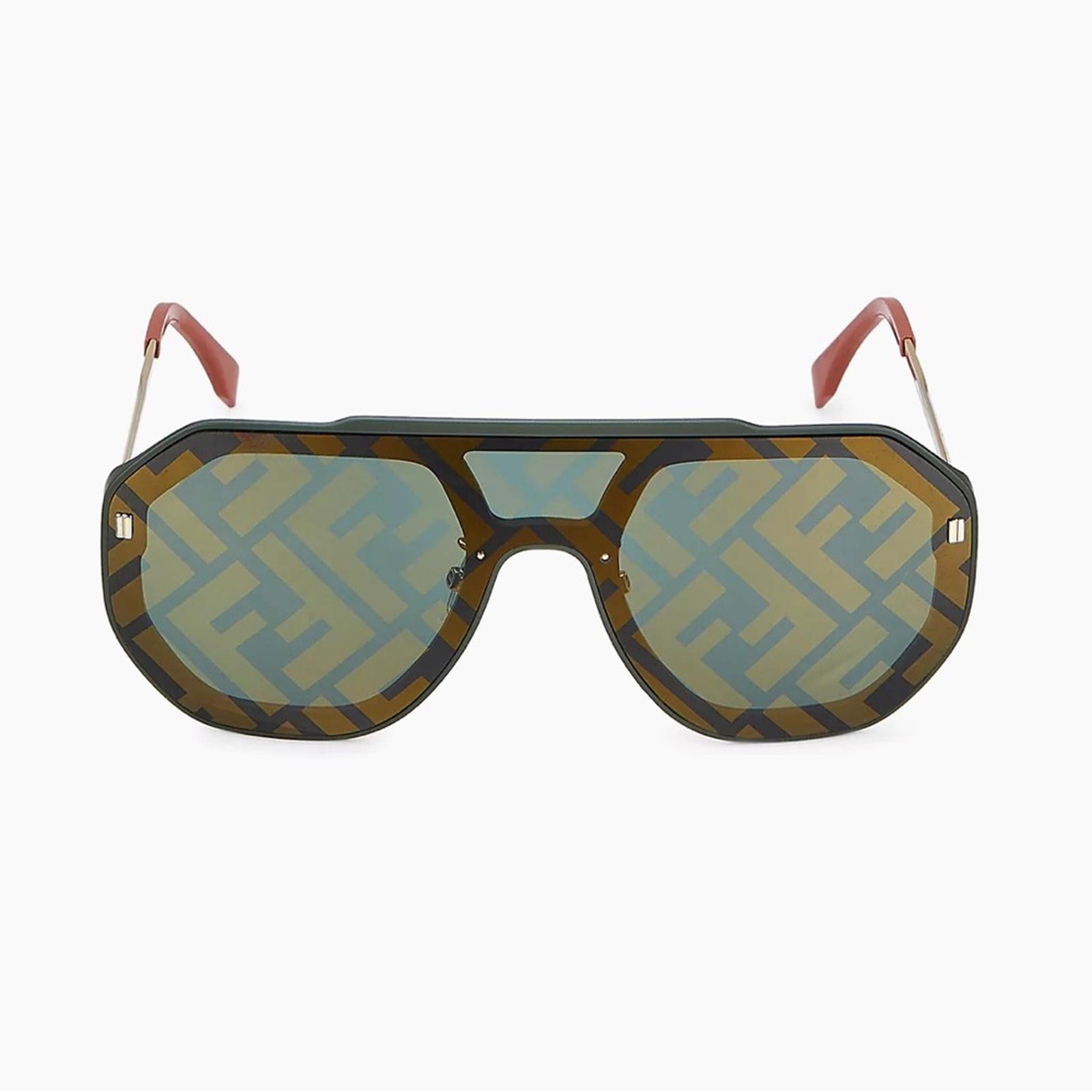 Fendi FF Evolution Mask Sunglasses with Case 142mm, New w/Tag, Full Inclusion