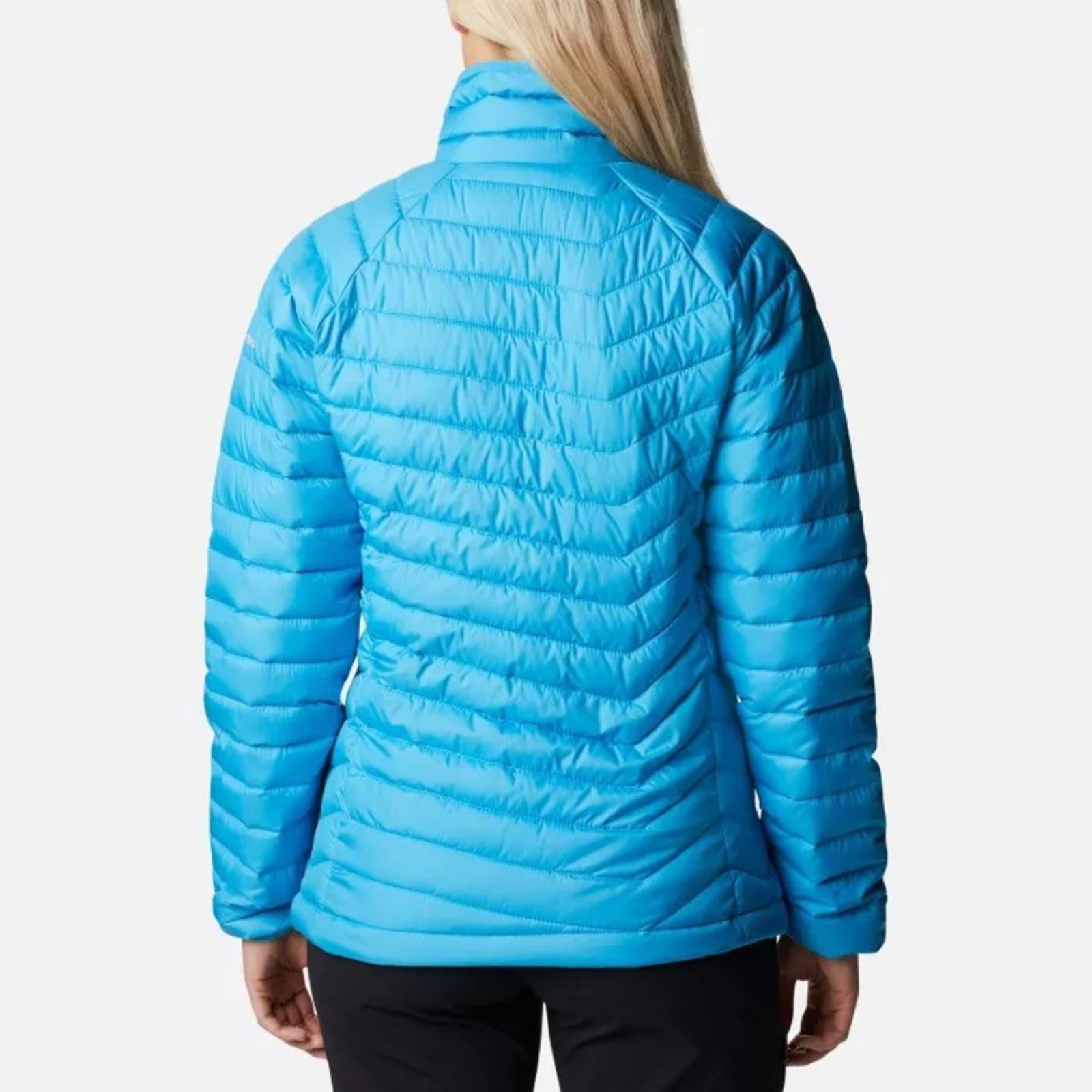 Columbia Womens Powder Lite Jacket Blue Chill Plus Size 3X New w/Tag Retail $185