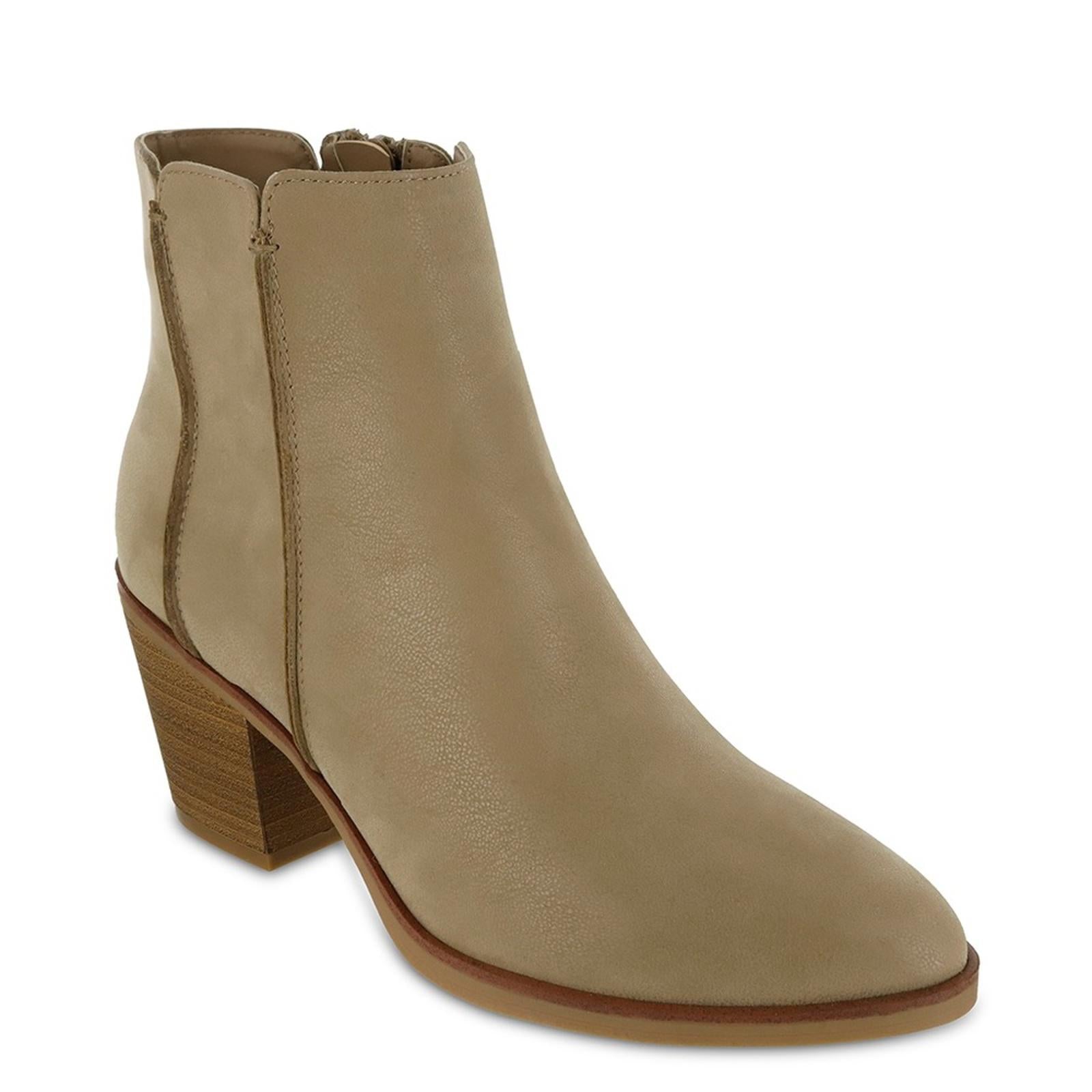 MIA Charlize Lolo Western Ankle Booties in Stone/Tan, NWT, Size 7