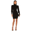 Alice+Olivia Revolve* Caleb Puff Sleeve Bodycon Sweater Dress, Size S New w/Tag
