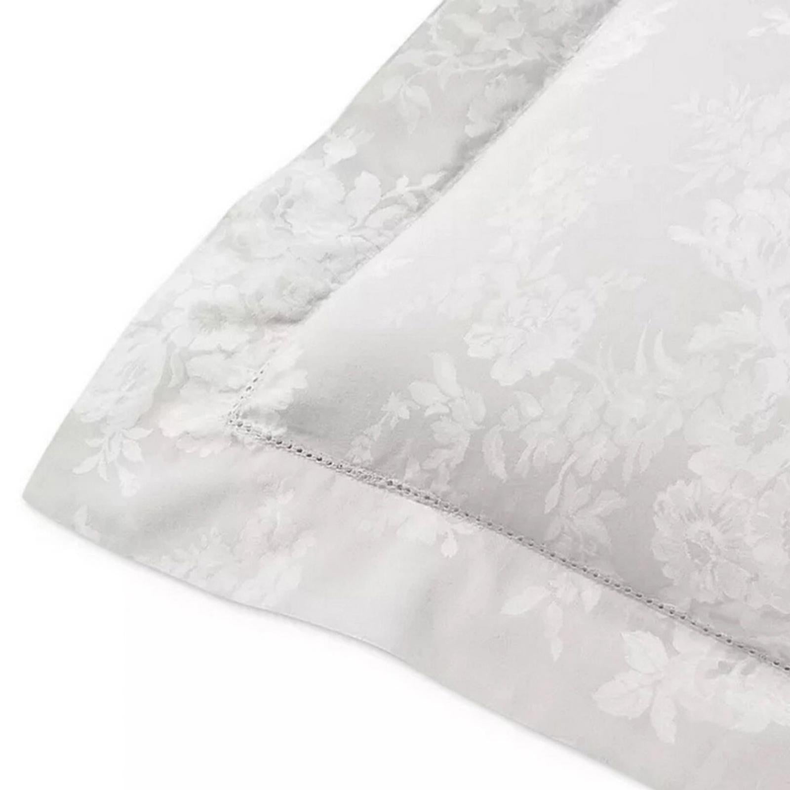 Lauren Ralph Lauren White Mya Jacquard Weave Cotton Standard Sham, NWT $140