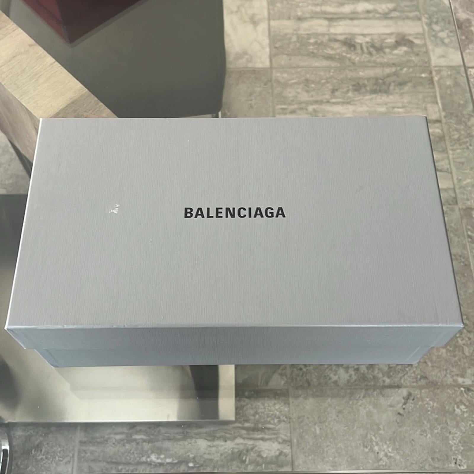 Balenciaga Chunky Slide Sandals in Black Rubber, Size 41 +2 Dust Bags EXCELLENT!