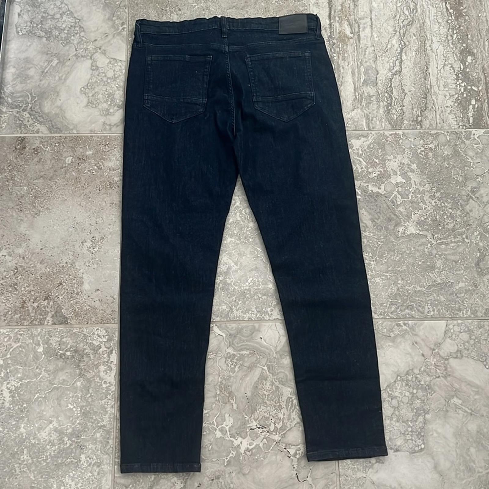 Karl Lagerfeld Paris Slim-Fit Stretch 5-Pocket Jeans Blue Size 34 New w/Tag $169