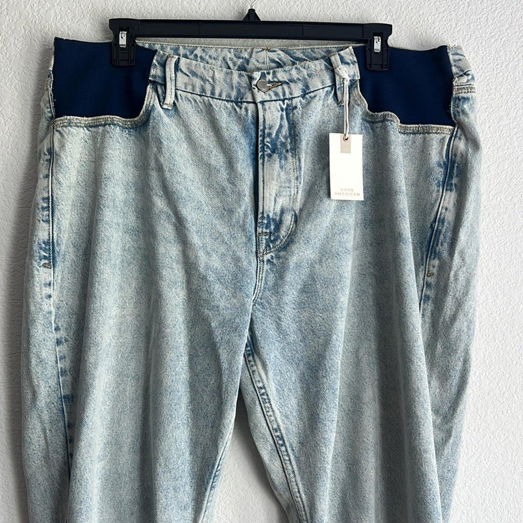 Good American Good 90’s Maternity Blue Jeans, NEW, Size 16