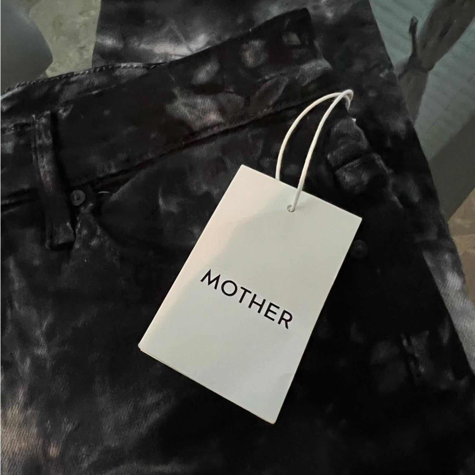 MOTHER The Super Swooner Tie Dye Ankle Skinny Jeans, NEW, Size 32