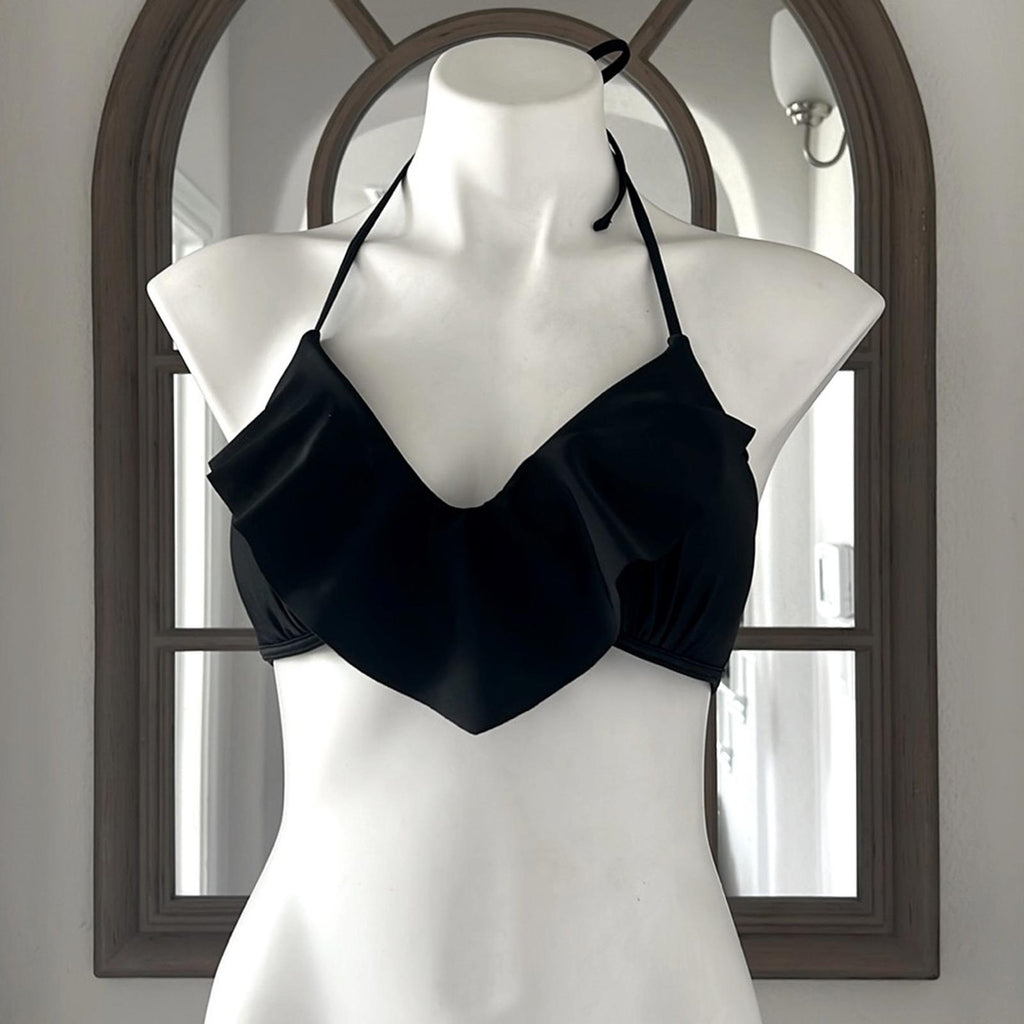 Gianni Bini Black Bikini Top, Size M New w/o Tag