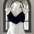 Gianni Bini Black Bikini Top, Size M New w/o Tag