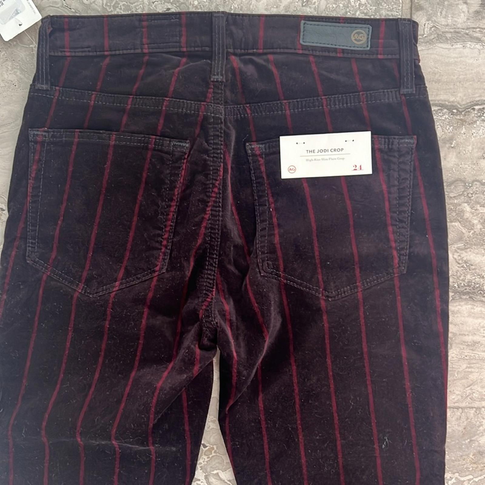 Adriano Goldschmeid The Jodi Crop High-Rise Slim Flare Crop Jeans, Size 24 NWT