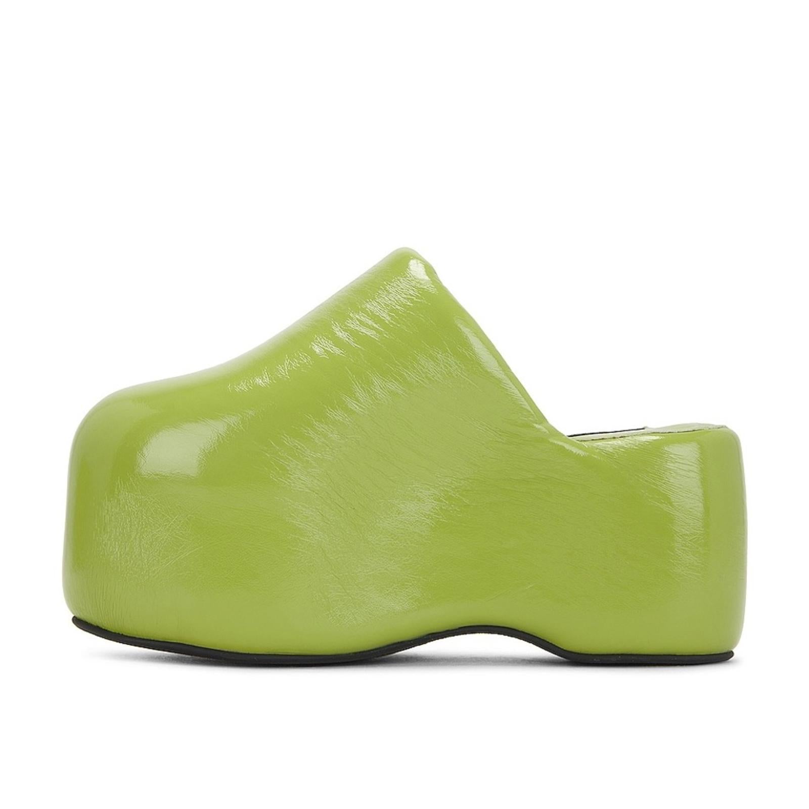 Simon Miller Platform Bubble Clog in Kiwi, REVOLVE Size EU 38 US 8 New w/o Box