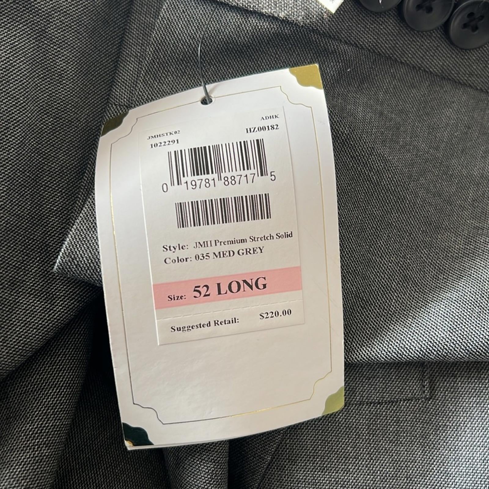 JM Haggar Premium Stretch Suit Separate Jacket Classic Fit Size 52L NWT $220