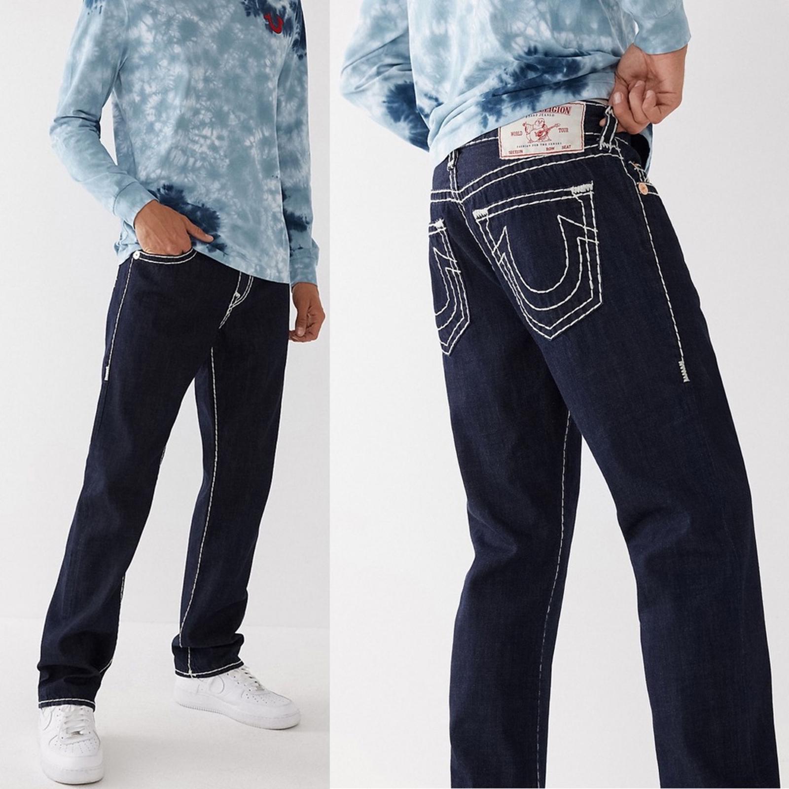 True Religion Men's Jeans Ricky Straight Leg, Size 31 New w/Tag Retail $259