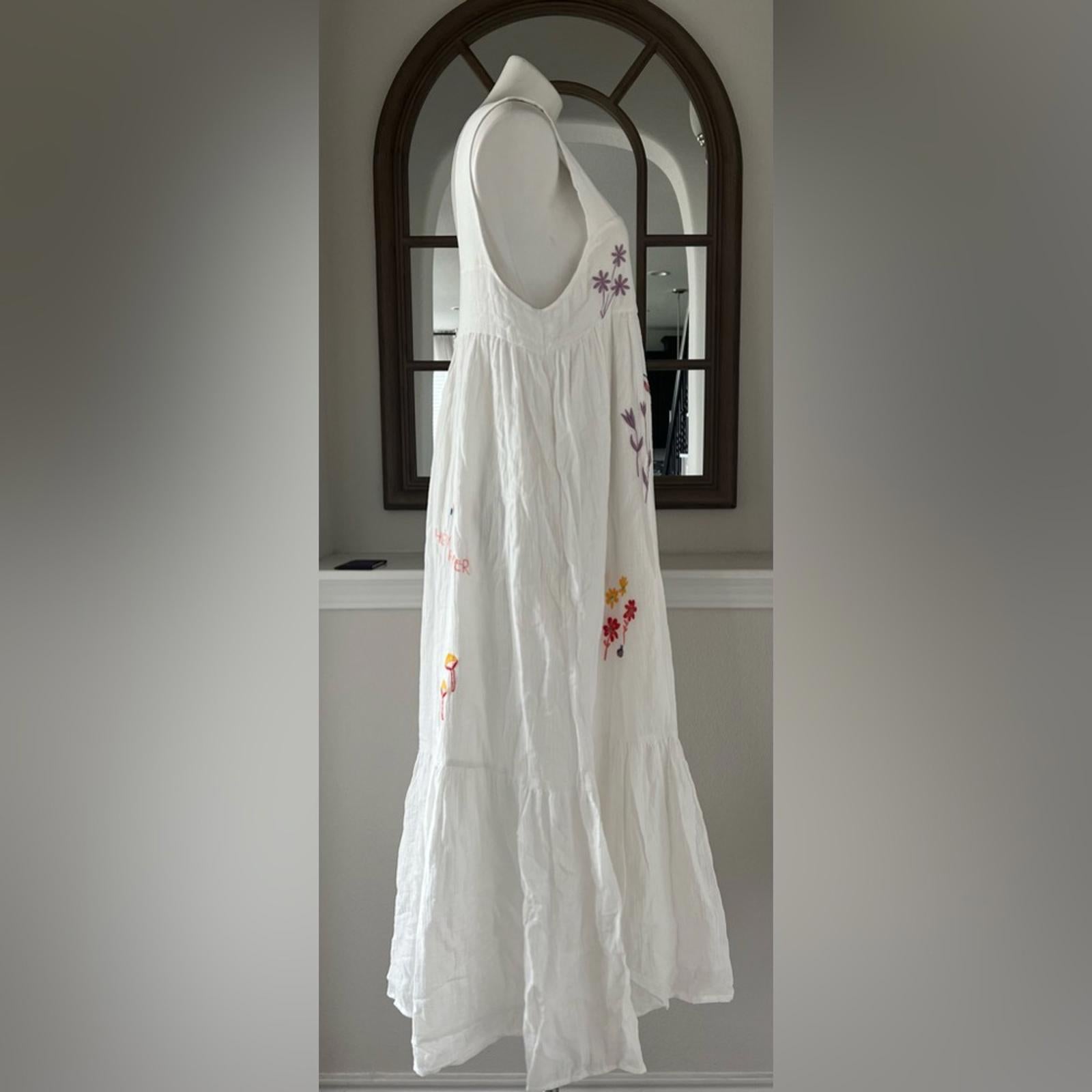 MOTHER The Love Story Summer Dreams Dress in White, NWT, Size L