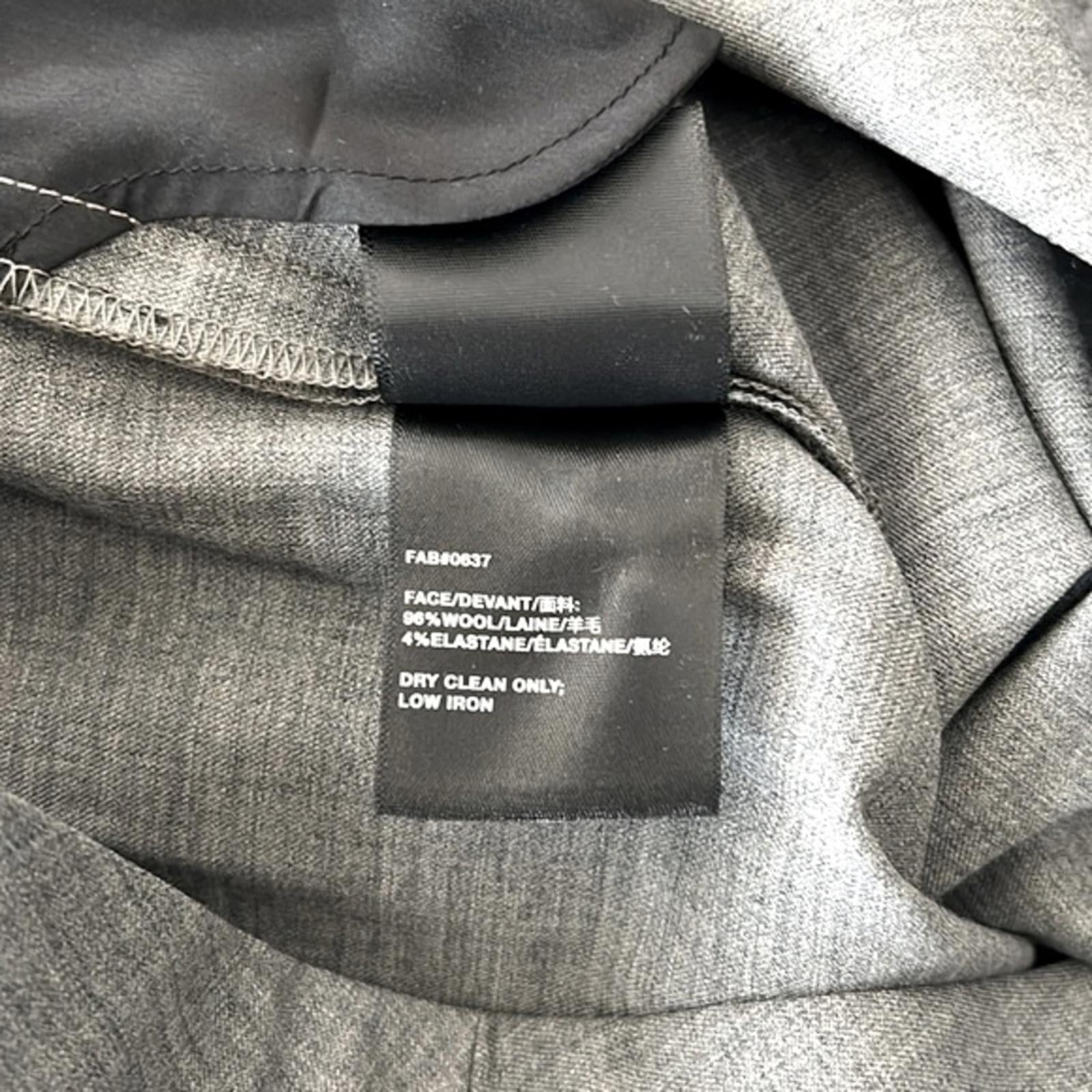 NEW Lafayette 148 NY Irving Straight Leg Dress Pants Grey, Size 12 NWOT $598