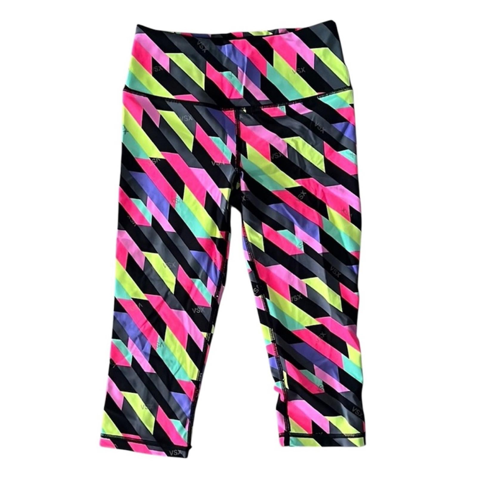VSX Victoria’s Secret Knockout Vibrant Crop Leggings, Size XS EXCELLENT!