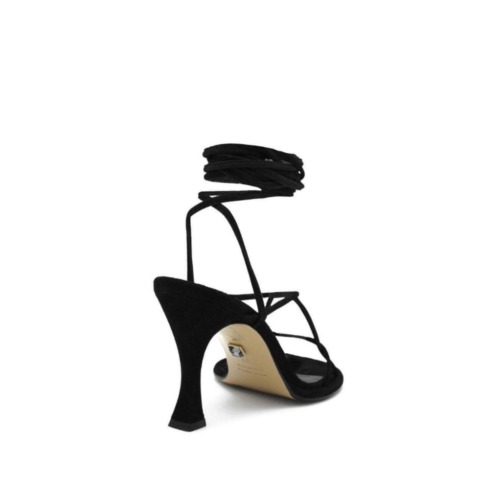 ILIO SMERALDO x Ilenia Toma Strappy Ankle Tie High Heel Sandals Size 39 NWT $560