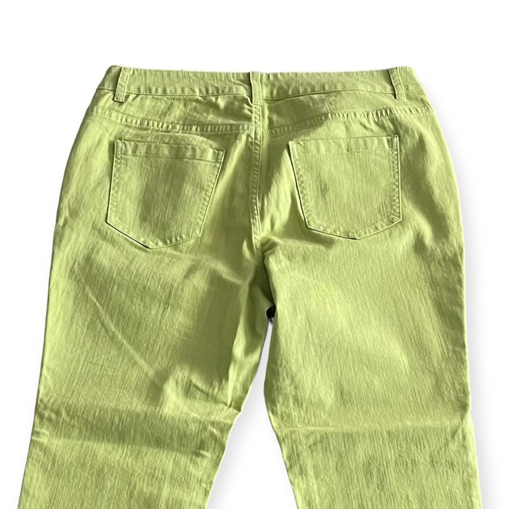 Christopher & Banks Signature Slimming Pants, Green Size 10, Retail ~$69
