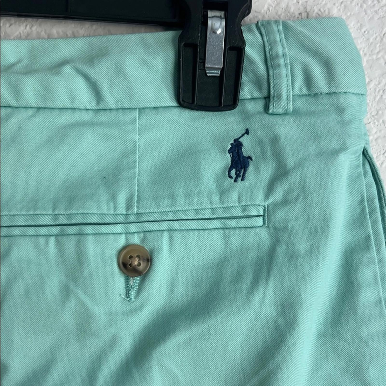 Polo Ralph Lauren Straight Fit Flex Abrasion Twill Shorts in Green, Size 20, NWT