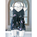 NEW Rebecca Minkoff Floral Spaghetti Strap Tank Top, XS New w/Tag Retail $178