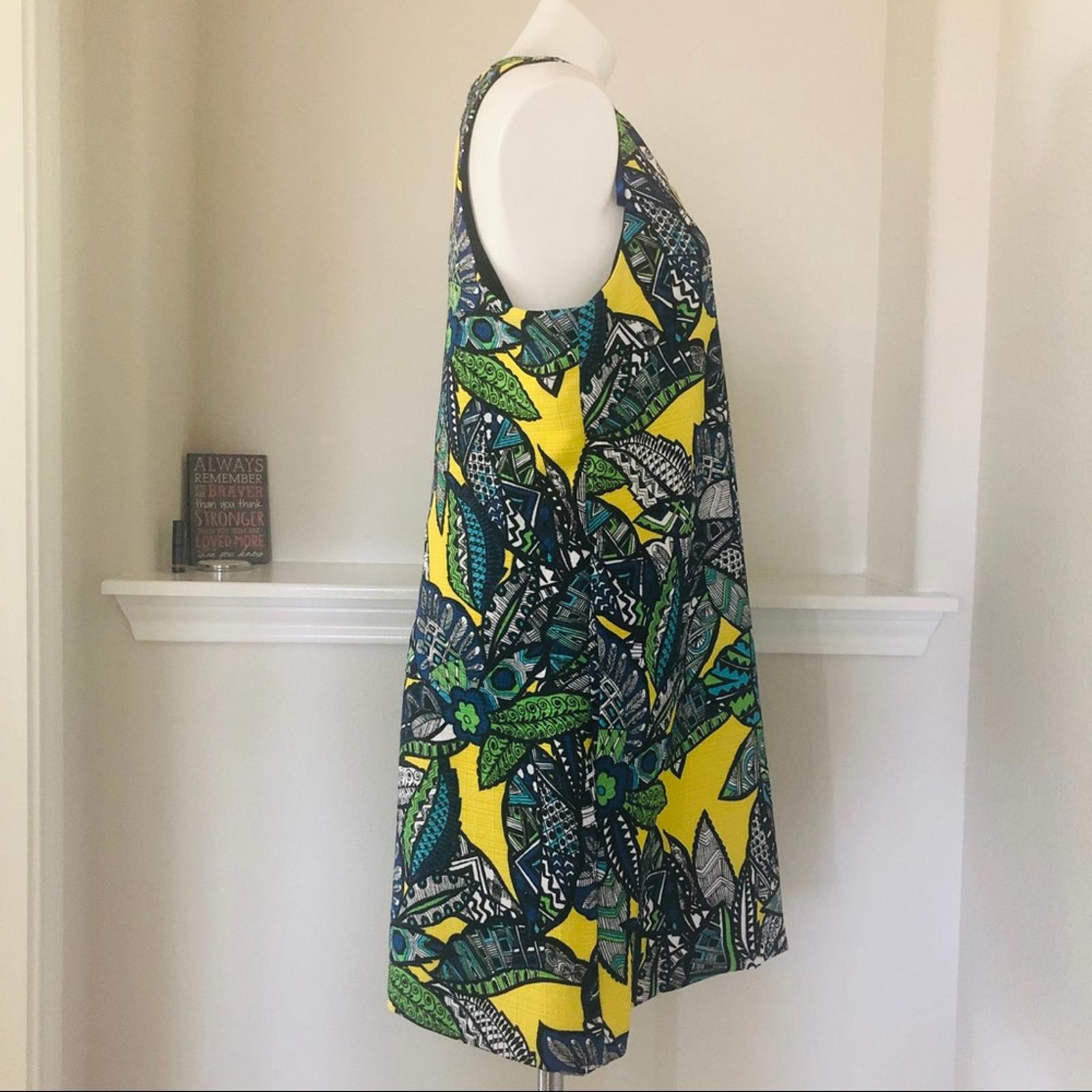 SLNY Royal Multicolor Sheath Dress, Size 18 EXCELLENT