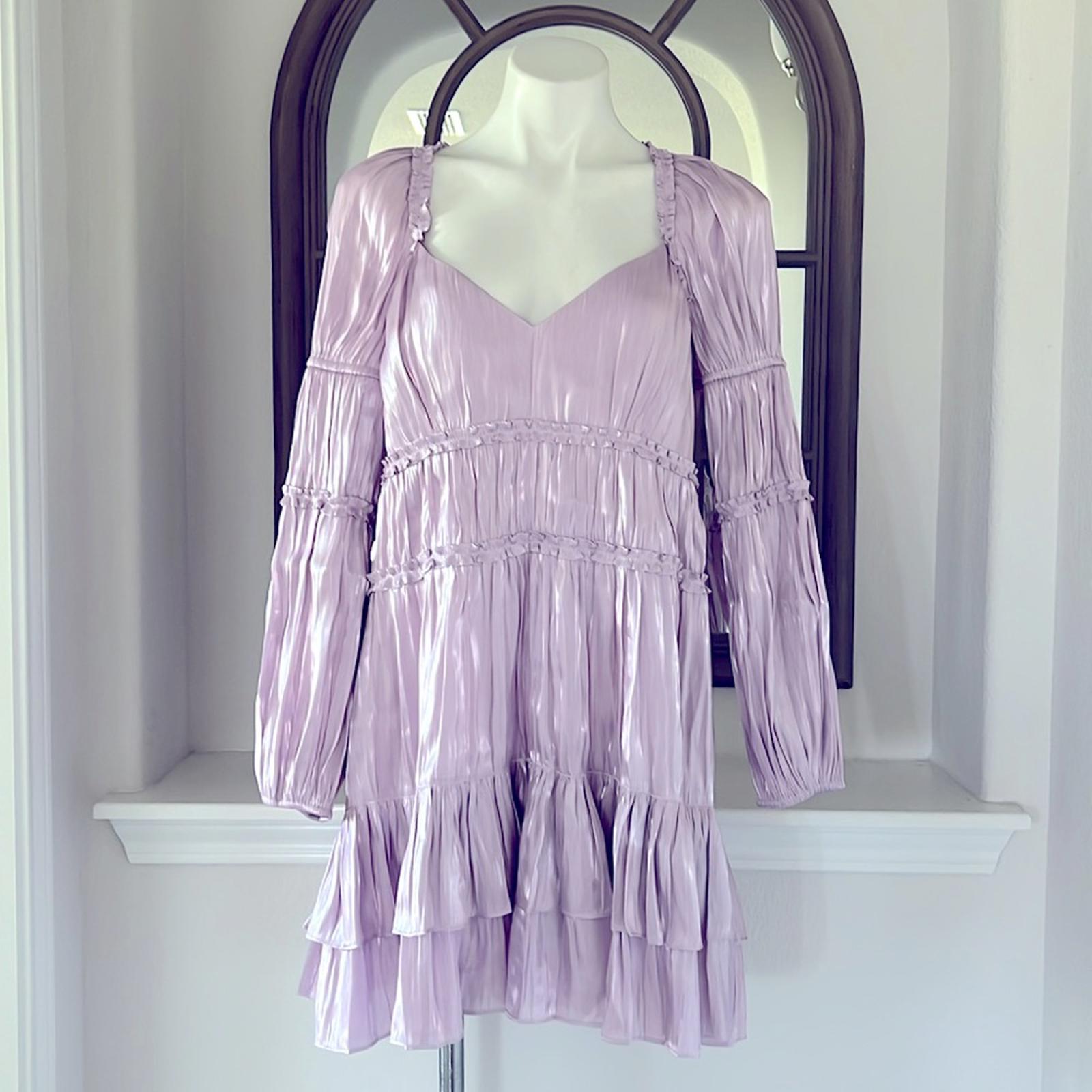 Cinq à Sept Tammy Dress in Pale Iris/Lavender, Size 12 New w/Tag