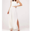 MISA Neutral Calliope One-Shoulder Maxi Dress in White, NWT, Size XS