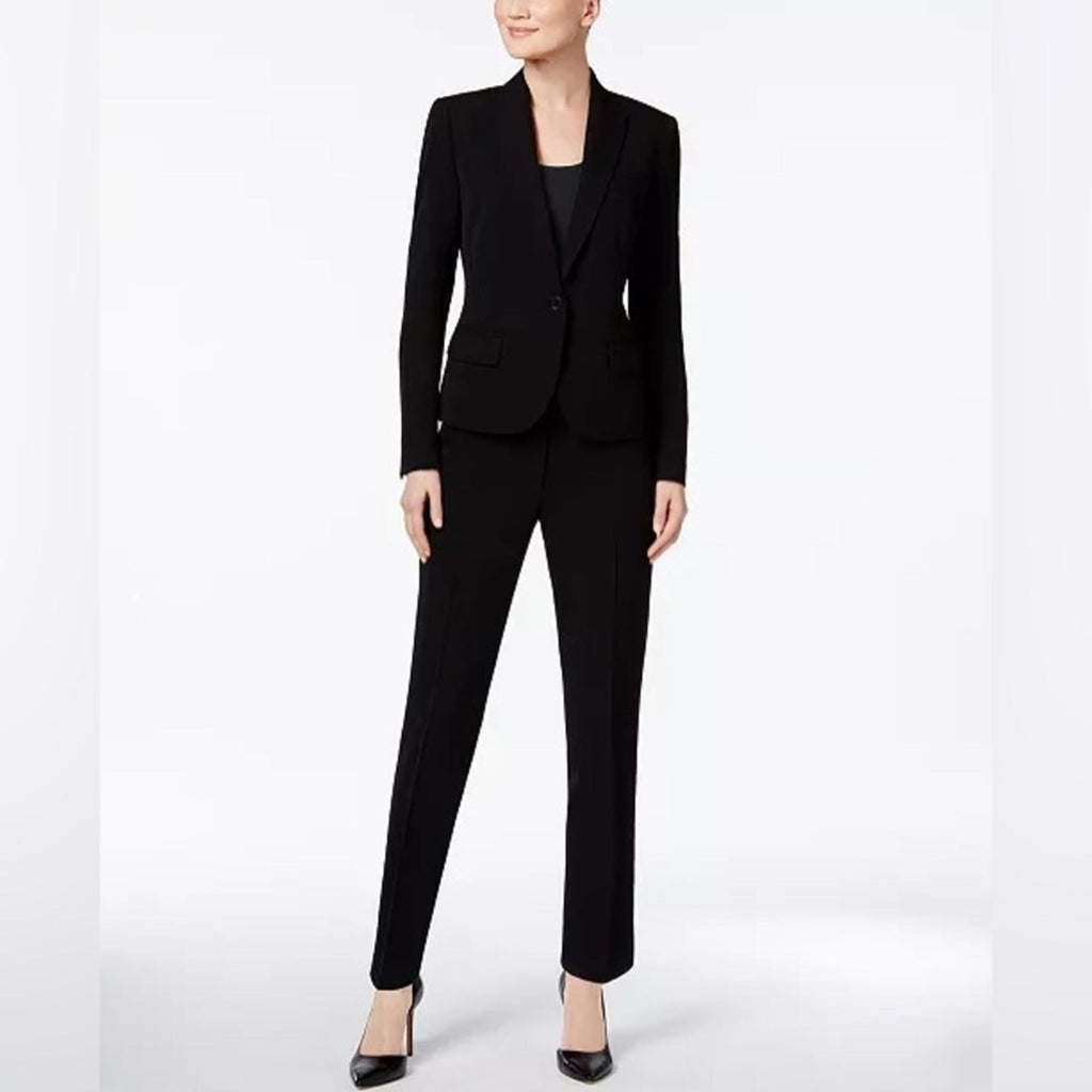 Anne Klein Two-Button Blazer in Black, Size 2 NEW w/Tag The Executive Collection