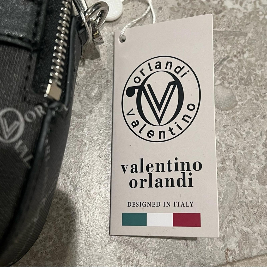 NWT Valentino Orlandi Camera Bag, Black, Style #V-3007 New w/Tag