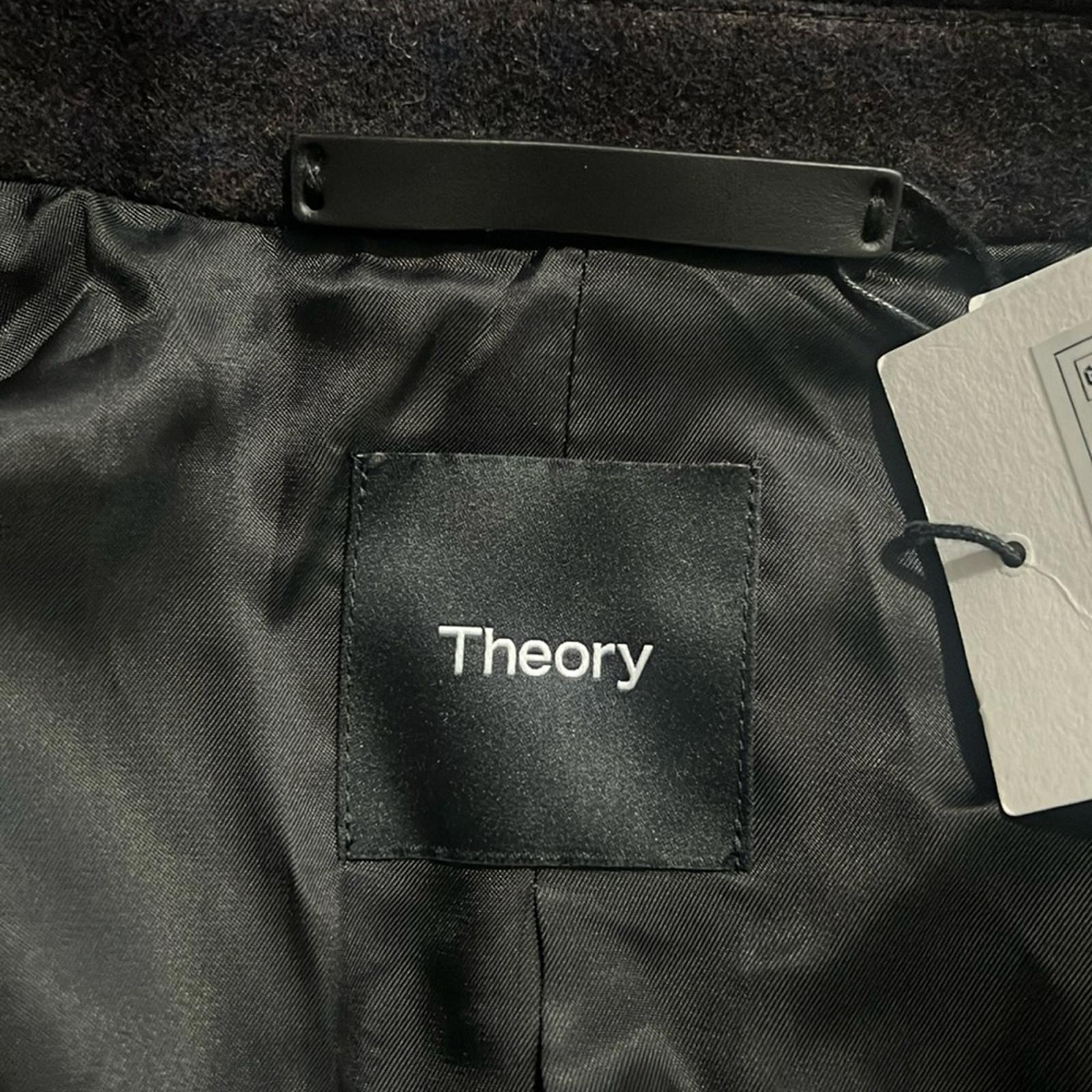 Theory Wyatt Rush Micro Check Wool Jacket, Size S, NEW