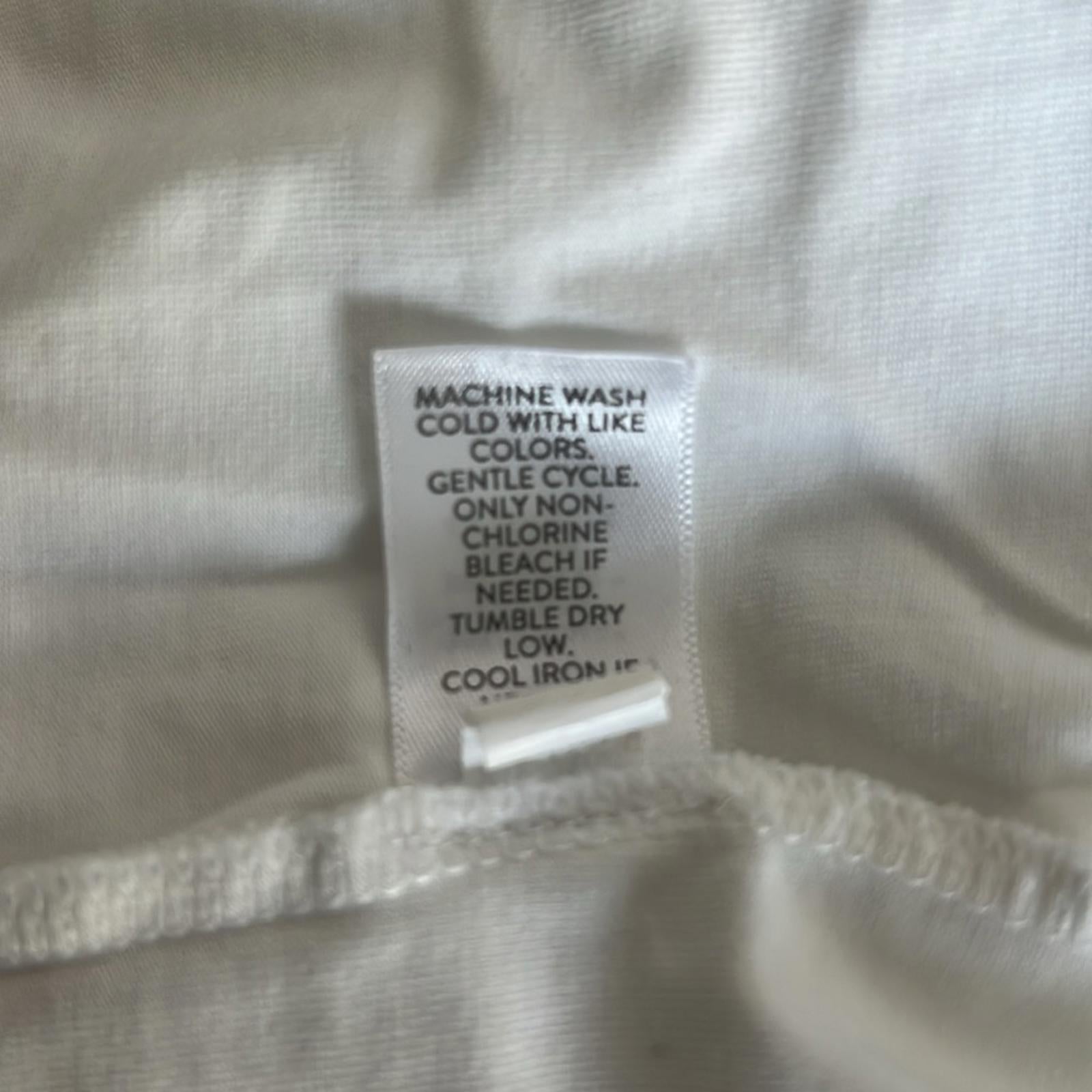 J. Jill Classic Luxe Supima Elbow-Sleeve Tee in White, NEW, Size L