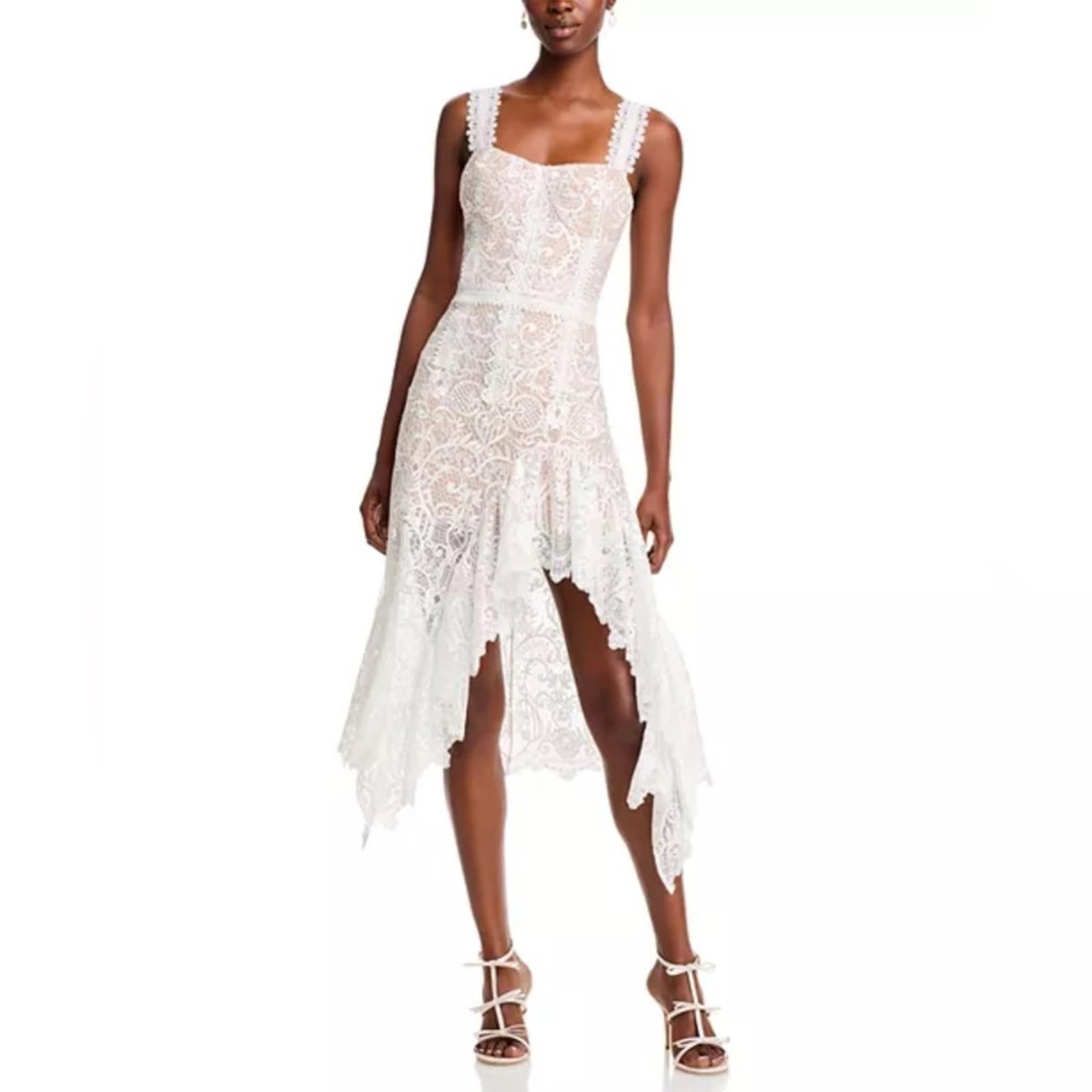 Bronx and Banco Tiffany Blanc Dress in White, Revolve, NWT, Size 4