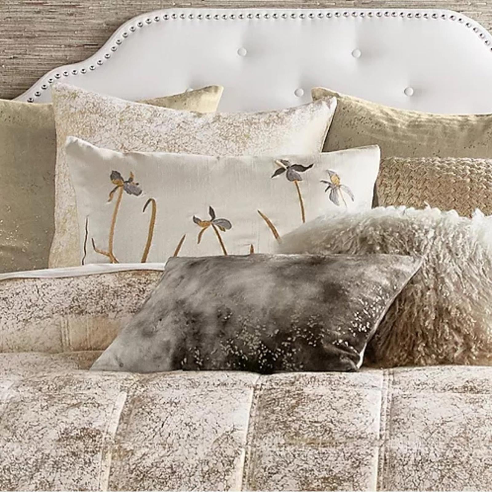 Michael Aram Metallic Textured European Sham, NWT $150