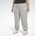 NWT Reebok Identity BL Fleece Pants in Heather Gray, Plus Size 3X New w/Tag