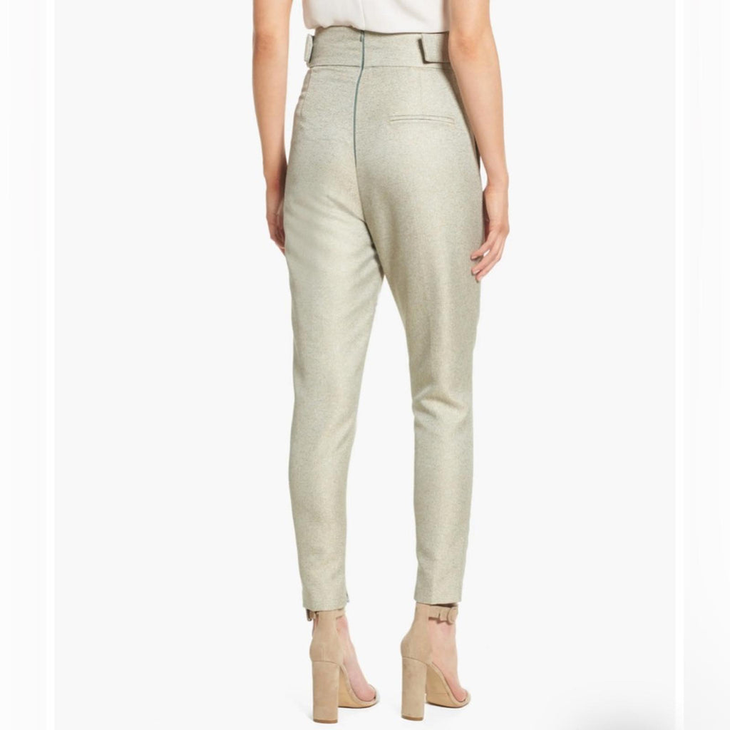 ELLIATT Valencia High Waist Ankle Skinny Pants in Sage, Size XS New w/Tag