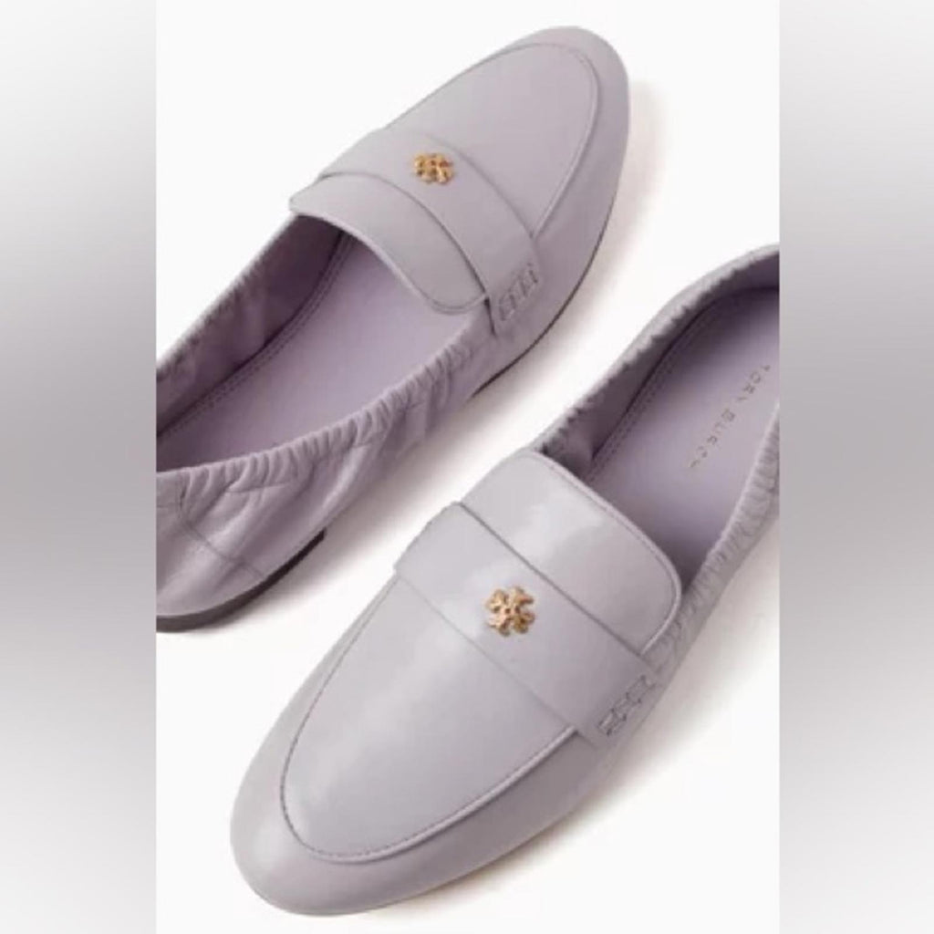 Tory Burch Ballet Leather Loafer in Lavender, NEW, Size 8